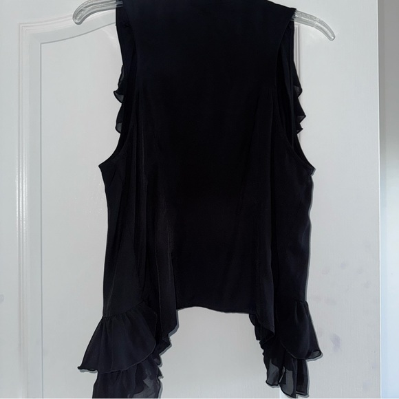 Forever 21 Black Ruffled Blouse - Picture 4 of 4